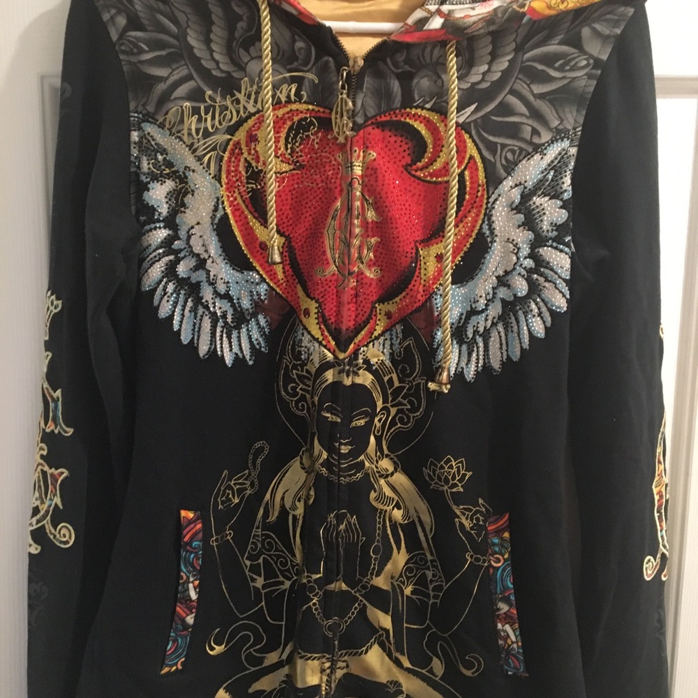 Beautiful Ed Hardy Jacket (ZIPPER DOES NOT WORK)
